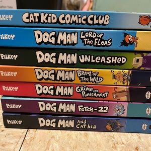 Dog Man & Cat Kid books hardcover